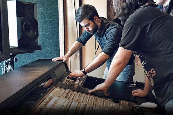 Dark Horse Institute Audio Engineering Students